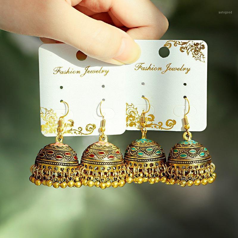 Dangle & Chandelier Ethnic Boho Gold Bells Carved Ladies Earrings Oorbellen Summer Bohemia Dripping Oil Tassel For Women1
Dangle & Chandelier Ethnic Boho Gold Bells Carved Ladies Earrings Oorbellen Summer Bohemia Dripping Oil Tassel For Women1