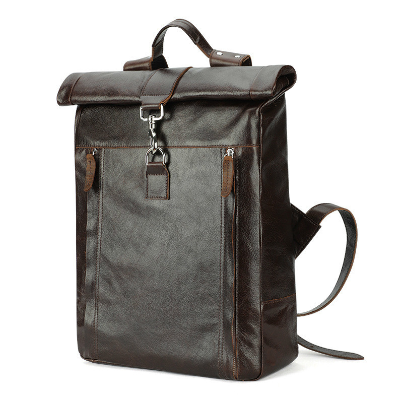 High-capacity Genuine Leather Portable Dwaterproof Water Vintage Anti-theft Korean Backpack Hombre Sacks for Man Db60bb Adrh, Style1
High-capacity Genuine Leather Portable Dwaterproof Water Vintage Anti-theft Korean Backpack Hombre Sacks for Man Db60bb Adrh, Style1