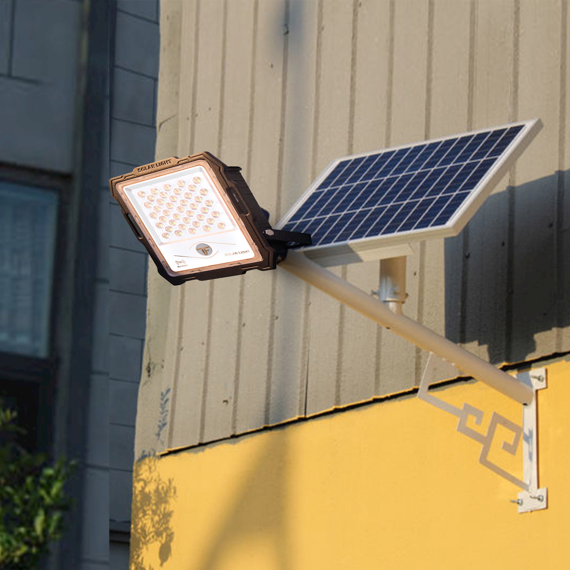 Solar floodlight spotlight 100W 200W 300W 400W lamp smart outdoor solar street light with remote control for garden warehouse factory
Solar floodlight spotlight 100W 200W 300W 400W lamp smart outdoor solar street light with remote control for garden warehouse factory
