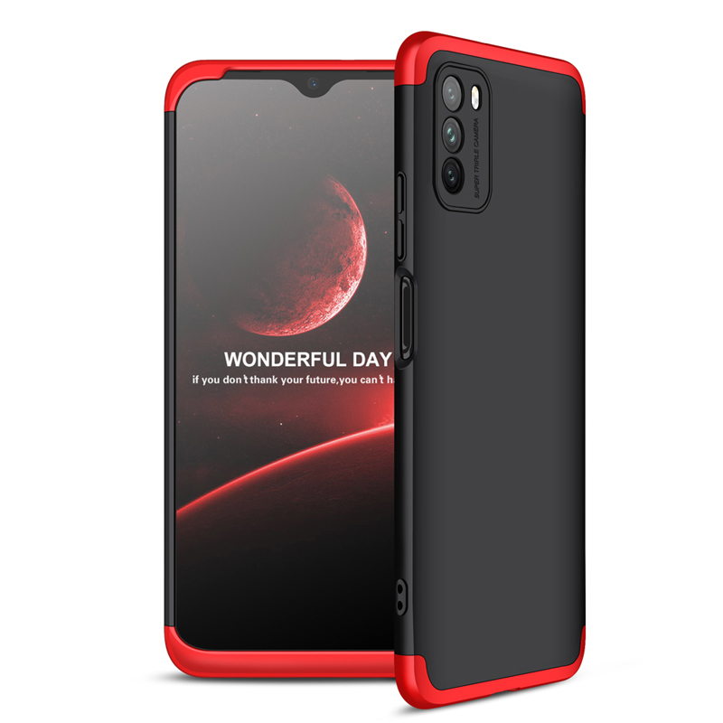 For Xiaomi POCO M3 360 Full Protection Case For Xiaomi Poco M3 Case 3 IN 1 Ultra Thin Hard PC Cover Pocom3, Black and blue
For Xiaomi POCO M3 360 Full Protection Case For Xiaomi Poco M3 Case 3 IN 1 Ultra Thin Hard PC Cover Pocom3, Black and blue