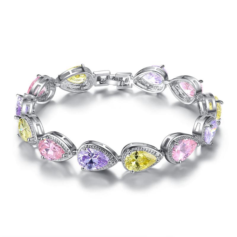 Wholesale Price Drop Shipping Angel Tear Women Bracelet Jewelry Charms Synthetic CZ Chain Bracelet For Girls Give Gift
Wholesale Price Drop Shipping Angel Tear Women Bracelet Jewelry Charms Synthetic CZ Chain Bracelet For Girls Give Gift