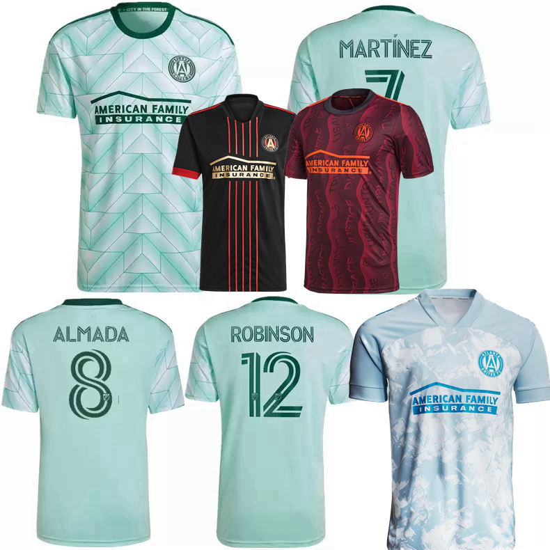 2021 2022 2023 Atlanta United Soccer Jerseys MARTINEZ MORENO ROSSETTO ALMIRON ROBINSON FC 21 22 23 football shirt, Black
2021 2022 2023 Atlanta United Soccer Jerseys MARTINEZ MORENO ROSSETTO ALMIRON ROBINSON FC 21 22 23 football shirt, Black