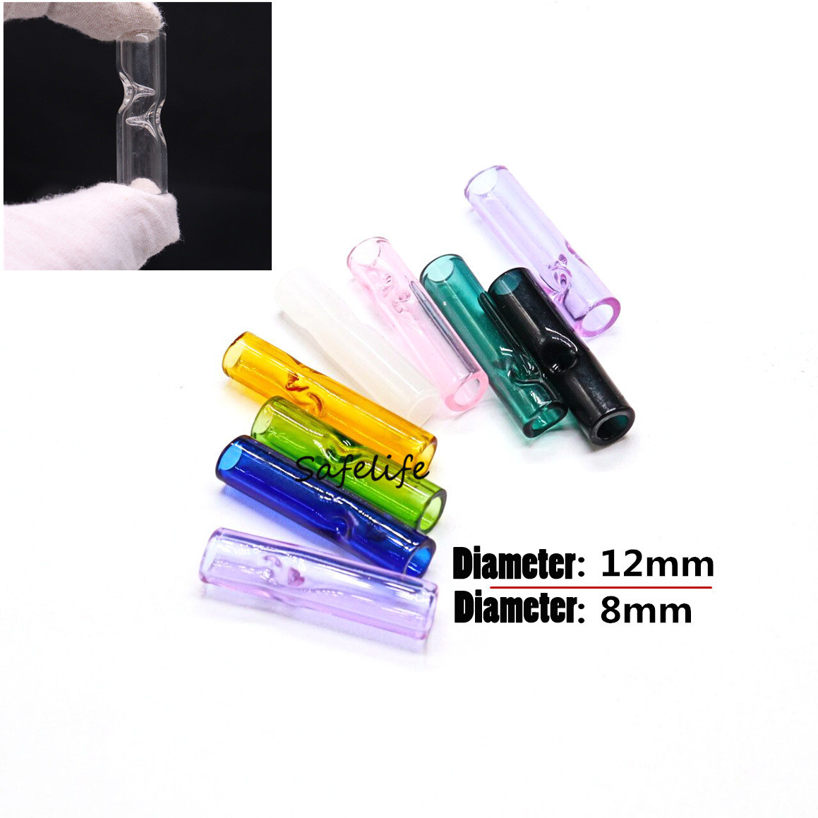 Mini Glass Filter Tips for Dry Herb Tobacco Rolling Papers With Tobacco Cigarette Holder Thick Pyrex Colorful Glass Smoking Pipes
Mini Glass Filter Tips for Dry Herb Tobacco Rolling Papers With Tobacco Cigarette Holder Thick Pyrex Colorful Glass Smoking Pipes