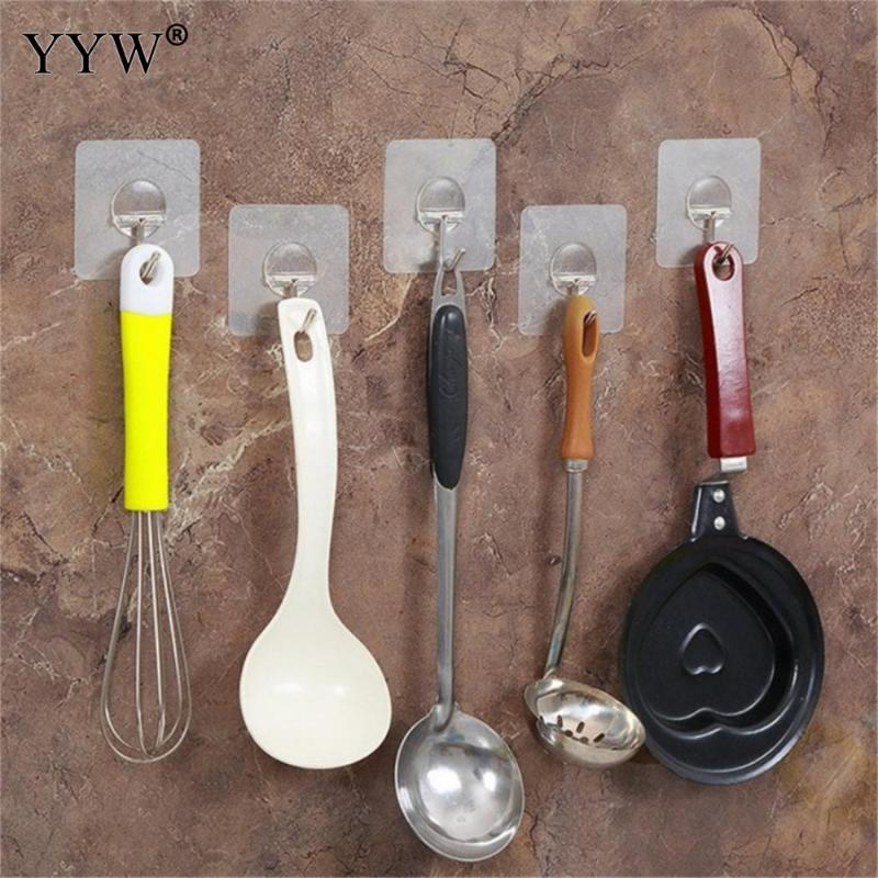 Transparent Punch-Free Hook Self Adhesive Door Wall Hangers Bathroom Towel Hanger Keys Holder Kitchen Bathroom Accessories
Transparent Punch-Free Hook Self Adhesive Door Wall Hangers Bathroom Towel Hanger Keys Holder Kitchen Bathroom Accessories
