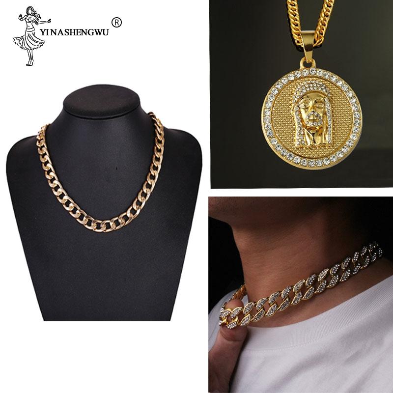 Men Full Iced Out Miami Curb Cuban Chain & Round Jesus Head Pendant Hip Hop Men Rapper Gold Necklace Religious Jewelry
Men Full Iced Out Miami Curb Cuban Chain & Round Jesus Head Pendant Hip Hop Men Rapper Gold Necklace Religious Jewelry