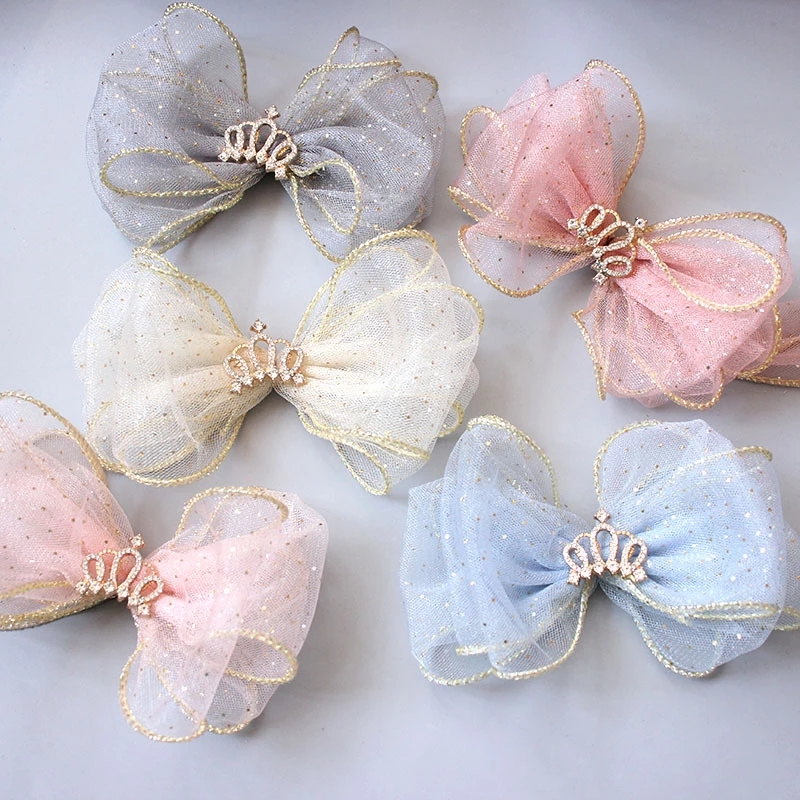 10pcs Korean Children's New Hair Girls Point Mesh Crown Princess Sweet Bow Hairpin princess girls hair accessories
10pcs Korean Children's New Hair Girls Point Mesh Crown Princess Sweet Bow Hairpin princess girls hair accessories