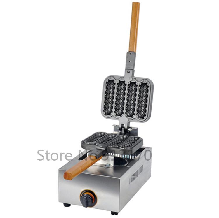 Gas Muffin Hot Dog Waffle Baker Hotdog Waffle Machine Great Street Snack Device 4pcs Molds
Gas Muffin Hot Dog Waffle Baker Hotdog Waffle Machine Great Street Snack Device 4pcs Molds