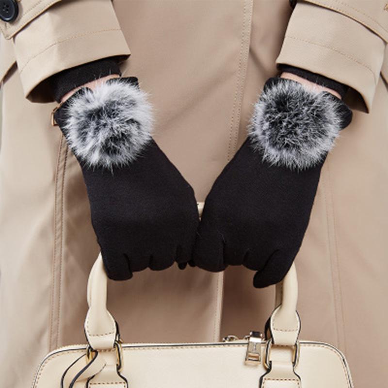 Korean Female Winter Velvet Thicken Touch Screen Driving Gloves Cute Hairball Cotton Full Finger Sports Cycling Warm Mitten E15
Korean Female Winter Velvet Thicken Touch Screen Driving Gloves Cute Hairball Cotton Full Finger Sports Cycling Warm Mitten E15