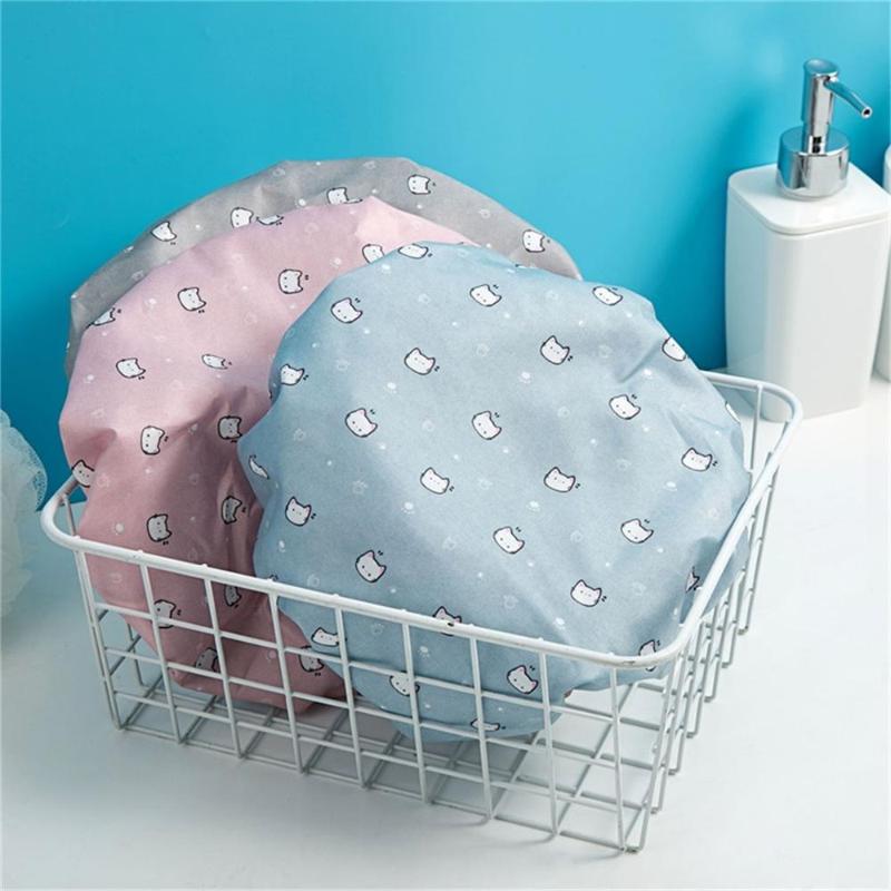 High Quality Waterproof Shower Cap Protect Women Hair Bonnet Silk Head Cover Wide Elastic Band Bathroom Cleaning Tools
High Quality Waterproof Shower Cap Protect Women Hair Bonnet Silk Head Cover Wide Elastic Band Bathroom Cleaning Tools