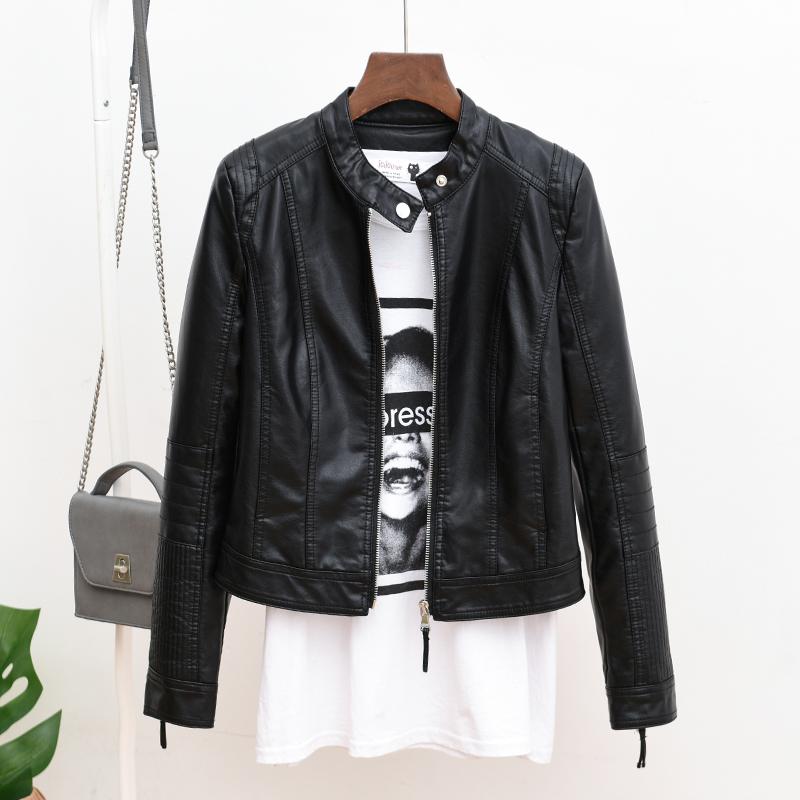 2020 New Spring Women Faux Leather Jackets Biker PU Leather Jacket Female Slim Short Outwear Motorcycle Coat, Black
2020 New Spring Women Faux Leather Jackets Biker PU Leather Jacket Female Slim Short Outwear Motorcycle Coat, Black
