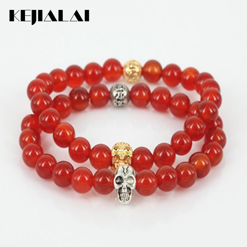 KEJIALAI Charm Natural Stone Bracelets Men Women Fashion Bracelet 8mm Black Red Round Lava Stone Beads Bracelet A0464
KEJIALAI Charm Natural Stone Bracelets Men Women Fashion Bracelet 8mm Black Red Round Lava Stone Beads Bracelet A0464