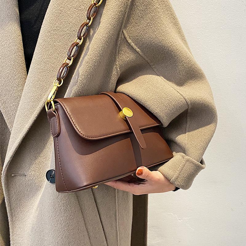 Vintage PU Leather Bucket Chain Shoulder Crossbody Bags for Women 2021 New Brand Handbag Ladies Messenger Bags Female Purses, Coffee a
Vintage PU Leather Bucket Chain Shoulder Crossbody Bags for Women 2021 New Brand Handbag Ladies Messenger Bags Female Purses, Coffee a