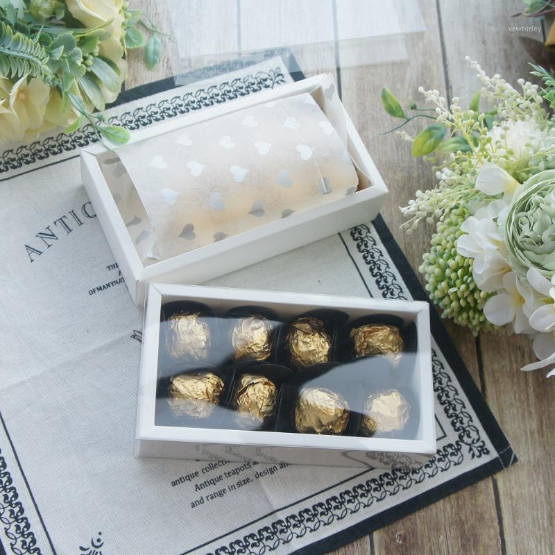 15.2*7.8.2*4cm 10set White Chocolate Paper Box with PVC Window As Wedding Christmas Birthday Candy Packaging1
15.2*7.8.2*4cm 10set White Chocolate Paper Box with PVC Window As Wedding Christmas Birthday Candy Packaging1