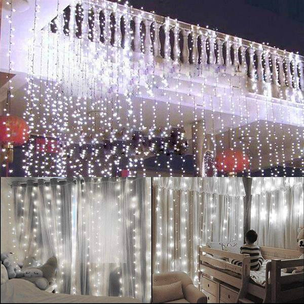 free delivery 15M x 3M 1500-LED Warm White Light Romantic Christmas Wedding Outdoor Decoration Curtain String Light US Standard Warm White
free delivery 15M x 3M 1500-LED Warm White Light Romantic Christmas Wedding Outdoor Decoration Curtain String Light US Standard Warm White