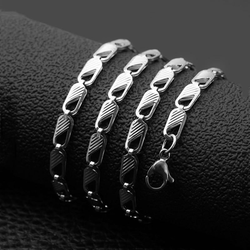 Fashion simple titanium steel jeans buckle chain simple sweater chain necklace all-match jewelry hot sale
Fashion simple titanium steel jeans buckle chain simple sweater chain necklace all-match jewelry hot sale