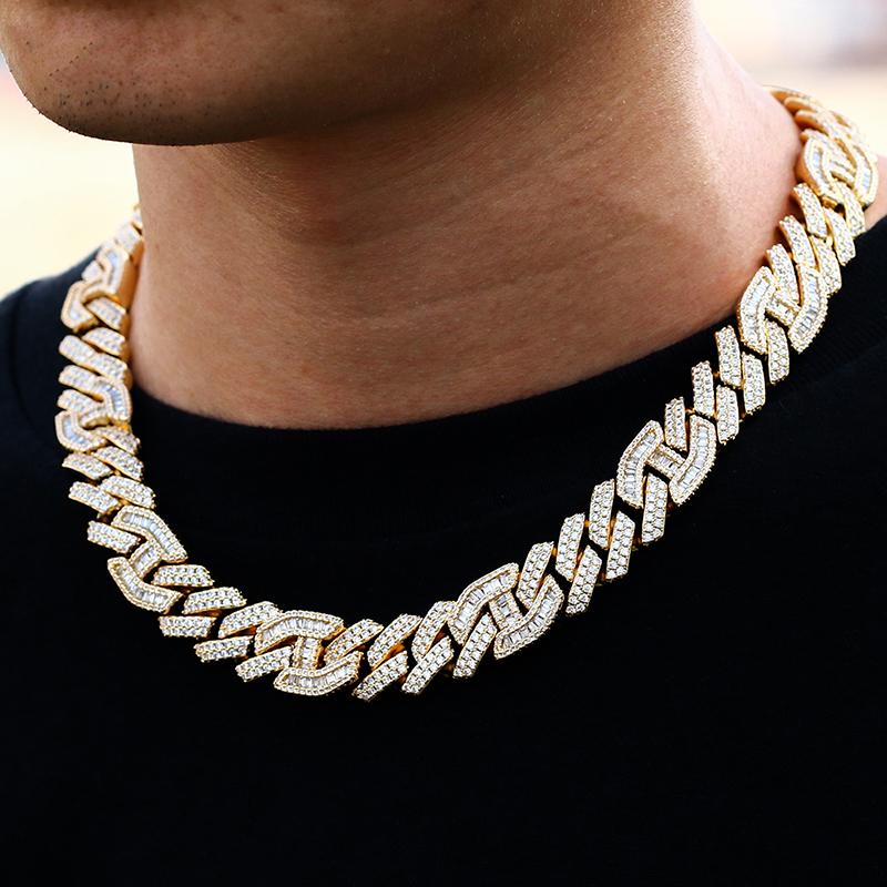 18" 15mm Chains Iced Out Zirconia Link Choker Necklace Bling Hip Hop big Chunky Men Cuban Necklaces
18" 15mm Chains Iced Out Zirconia Link Choker Necklace Bling Hip Hop big Chunky Men Cuban Necklaces