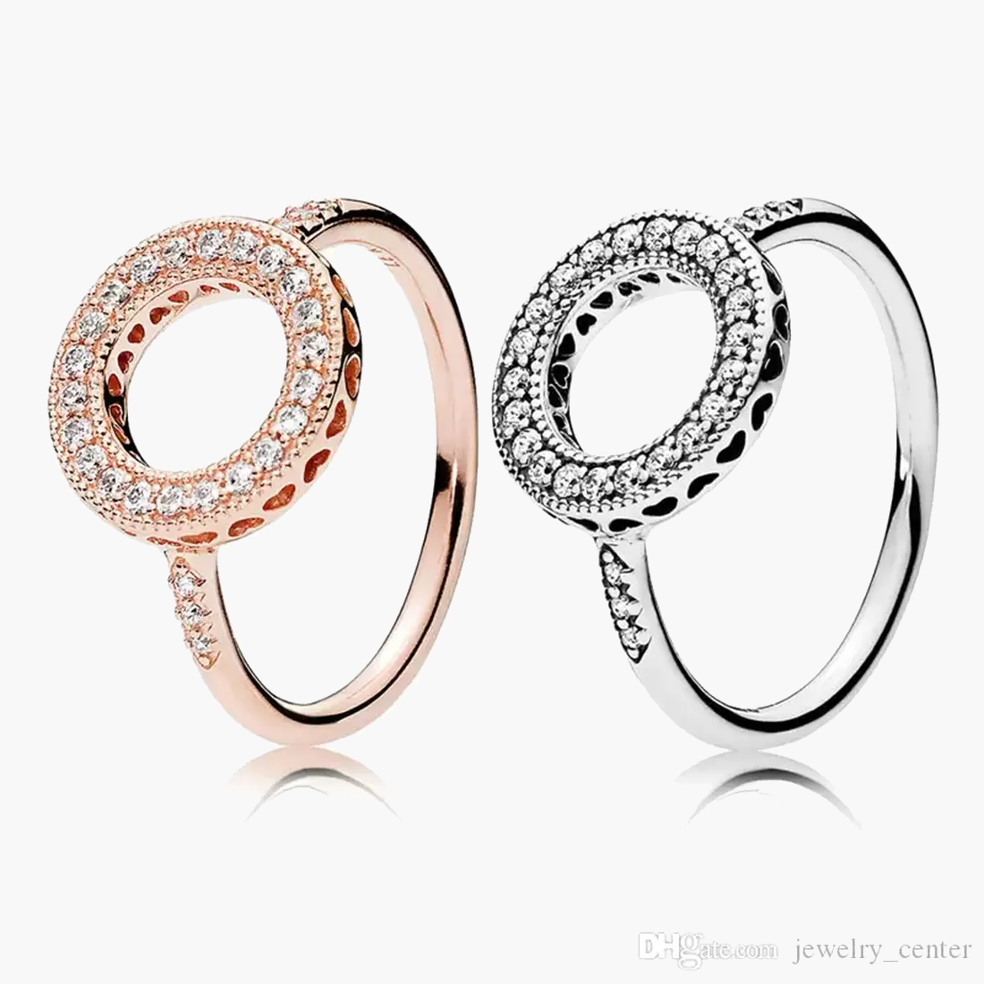 Women's 925 Sterling Silver Wedding Rings Cubic Zirconia Diamonds for Pandora Style Women 18K rose gold plated Sparkling Halo Rings Lad, Slivery;golden
Women's 925 Sterling Silver Wedding Rings Cubic Zirconia Diamonds for Pandora Style Women 18K rose gold plated Sparkling Halo Rings Lad, Slivery;golden