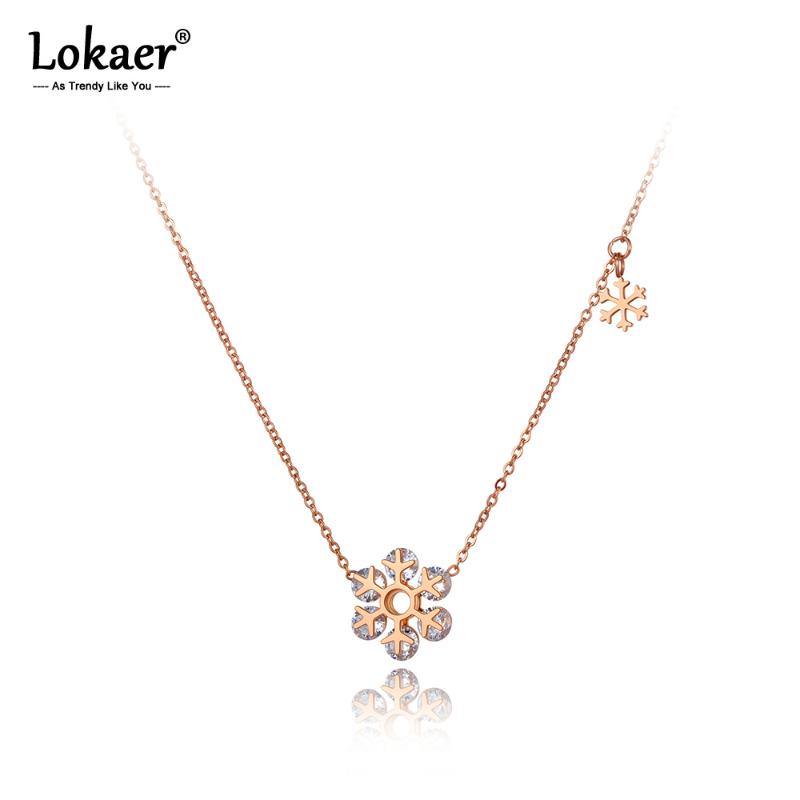 Lokaer Original Design Stainless Steel CZ Crystal Snowflakes Charm Choker Necklace Trendy Pendant Necklace For Women N20203
Lokaer Original Design Stainless Steel CZ Crystal Snowflakes Charm Choker Necklace Trendy Pendant Necklace For Women N20203