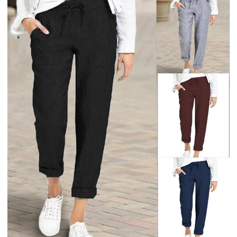 Women Leisure Loose Drawstring High Waist Pocket Joggers Pants Pencil Leg Track Trousers Winter Sweatpants, Black
Women Leisure Loose Drawstring High Waist Pocket Joggers Pants Pencil Leg Track Trousers Winter Sweatpants, Black