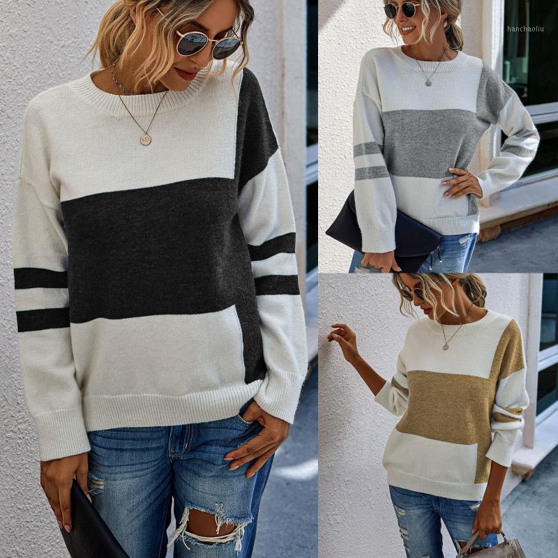Women' Outdoor Sweater Fashion Splicing Striped Long-Sleeved Round Neck Tops Comfortable Keep Warm Loose Shirts1, Black
Women' Outdoor Sweater Fashion Splicing Striped Long-Sleeved Round Neck Tops Comfortable Keep Warm Loose Shirts1, Black