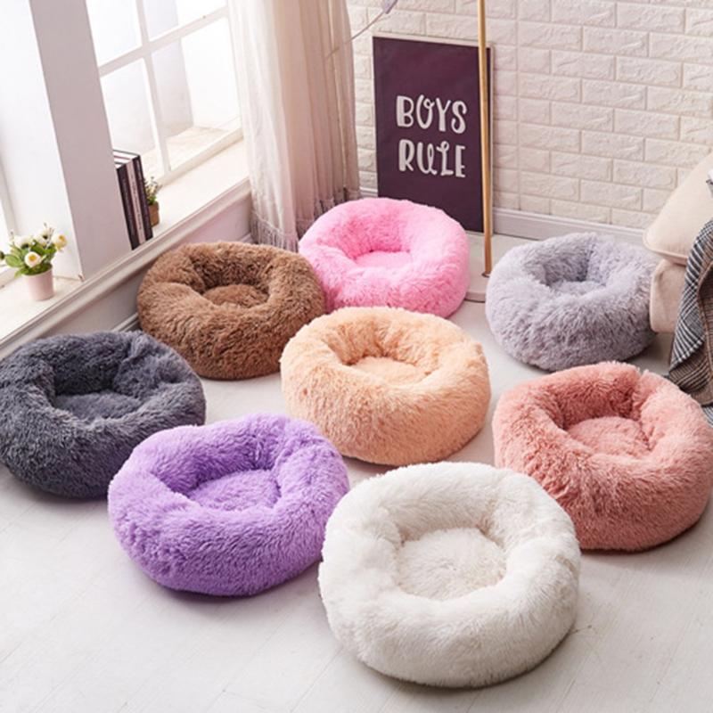Round Plush Cat Bed House Cat Mat Four Seasons Universal Deep Sleep Long PP Cotton Pet Relaxing Mat Bed Portable Pets Supplies, Grey
Round Plush Cat Bed House Cat Mat Four Seasons Universal Deep Sleep Long PP Cotton Pet Relaxing Mat Bed Portable Pets Supplies, Grey