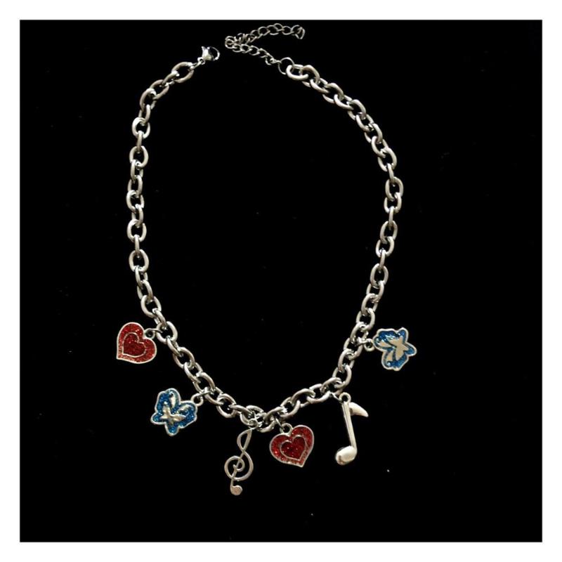 Punk Heart-shaped Butterfly Pendant Necklace For Women Music With Retro Creative Cool Harajuku Animal Choker Necklace Jewelry
Punk Heart-shaped Butterfly Pendant Necklace For Women Music With Retro Creative Cool Harajuku Animal Choker Necklace Jewelry