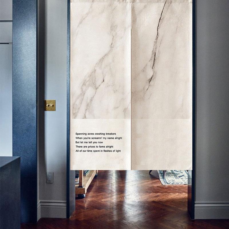 Nordic Marble Door Curtain Partition Curtain Household Bedroom Decorative Feng Shui Noren, 16
Nordic Marble Door Curtain Partition Curtain Household Bedroom Decorative Feng Shui Noren, 16