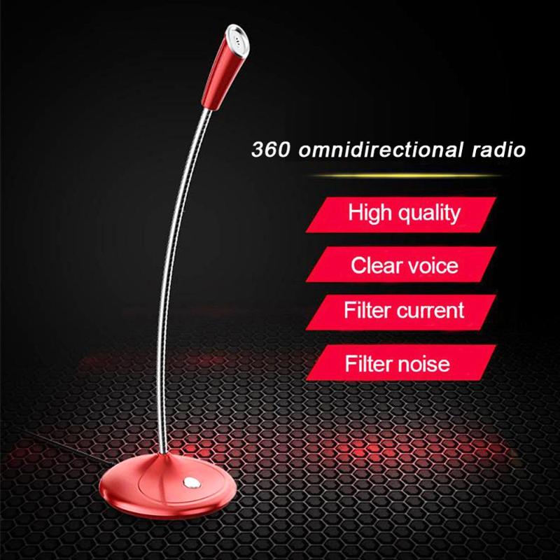 Computer Microphone 360 Degree Adjust Freely Studio Microphone Gaming Chatting USB For Desktop PC Laptop
Computer Microphone 360 Degree Adjust Freely Studio Microphone Gaming Chatting USB For Desktop PC Laptop
