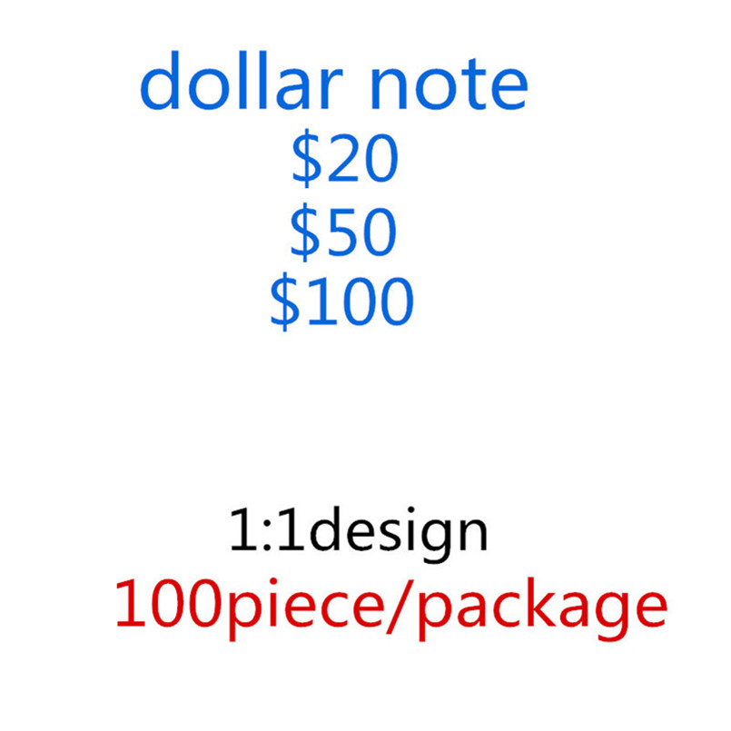 2020 hot sell Counterfeit 20/50/100 dollar banknote prop toy counterfeit dollar gun banknote bar atmosphere stage birthday party 00
2020 hot sell Counterfeit 20/50/100 dollar banknote prop toy counterfeit dollar gun banknote bar atmosphere stage birthday party 00