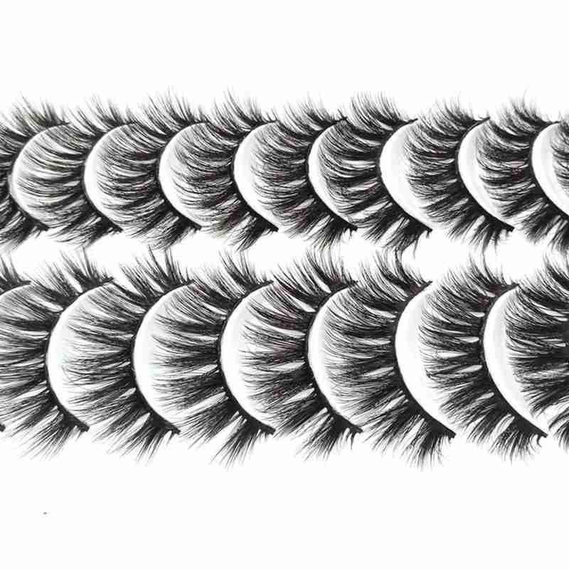 10pairs 3D Faux Mink Eyelashes Dramatic Fake Lashes Makeup Extension Eyelashes Natural Thick Long False Maquiagem
10pairs 3D Faux Mink Eyelashes Dramatic Fake Lashes Makeup Extension Eyelashes Natural Thick Long False Maquiagem