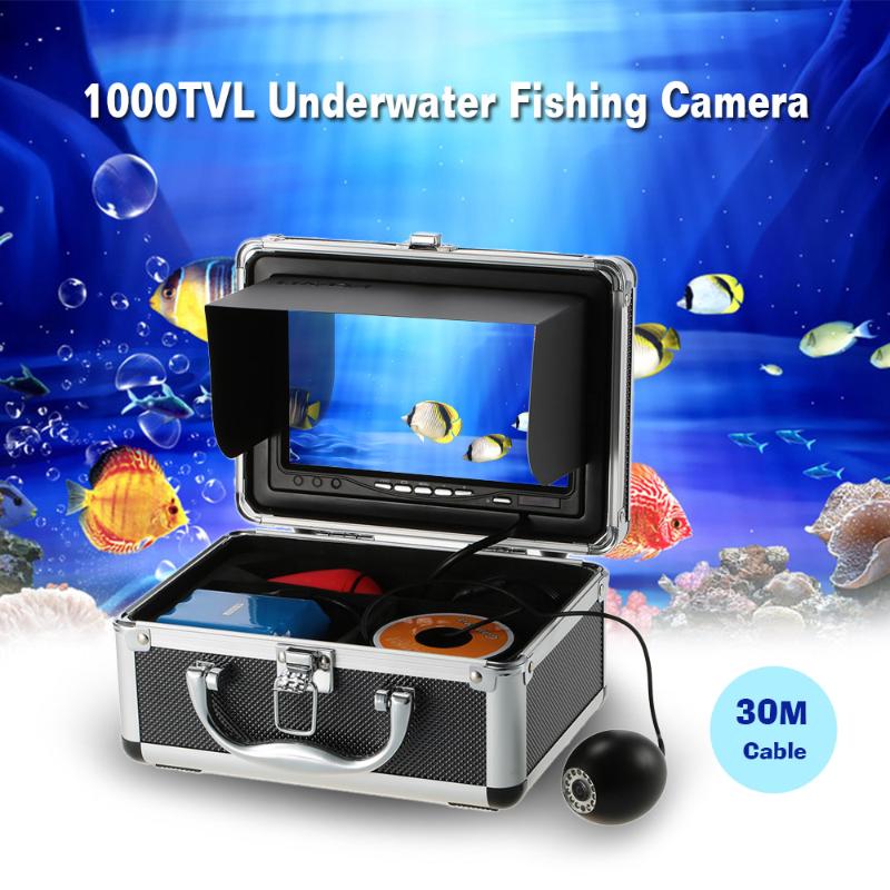 Hot New Portable Fish Finder 7" LCD Color Monitor 1000TVL HD Waterproof Underwater Fishing Camera 30M Cable Night Vision
Hot New Portable Fish Finder 7" LCD Color Monitor 1000TVL HD Waterproof Underwater Fishing Camera 30M Cable Night Vision