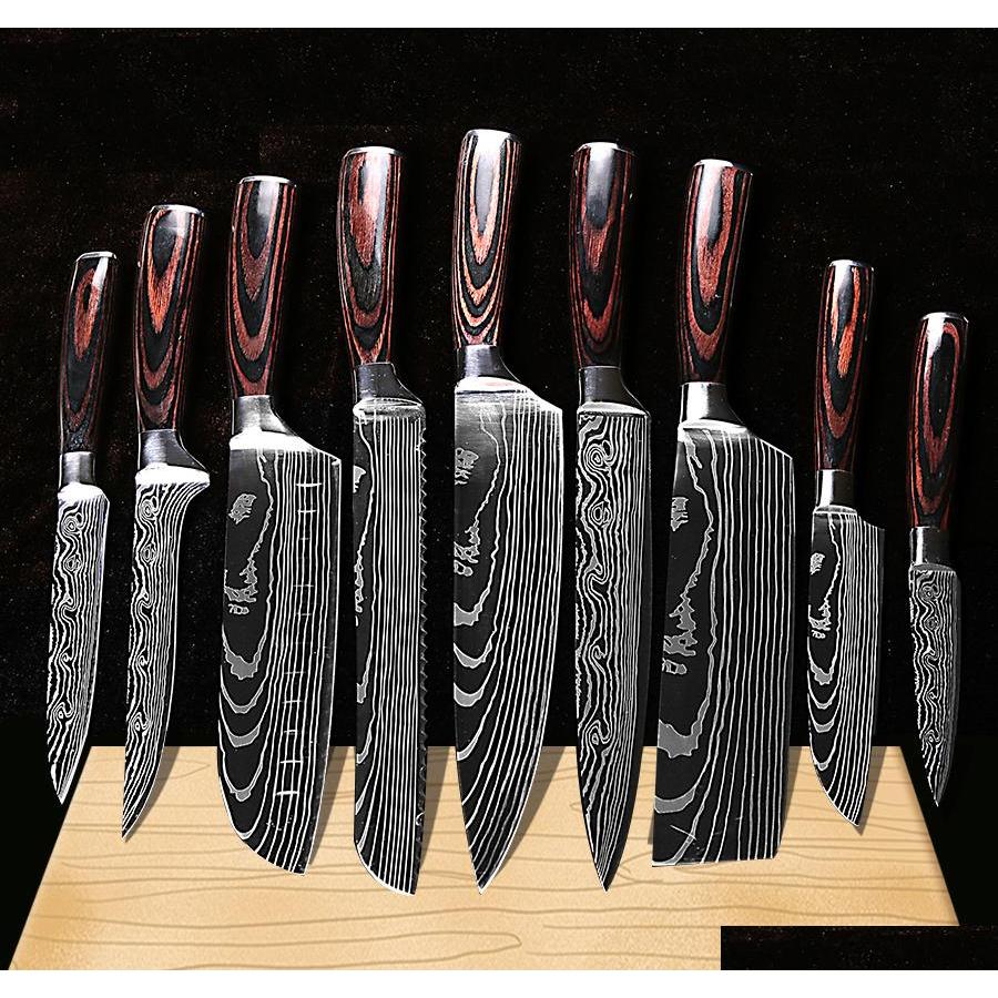 wholesaler 7cr17mov blade japanese kitchen knives laser damascus pattern chef knife sharp santoku cleaver slicing utility knives tool
wholesaler 7cr17mov blade japanese kitchen knives laser damascus pattern chef knife sharp santoku cleaver slicing utility knives tool