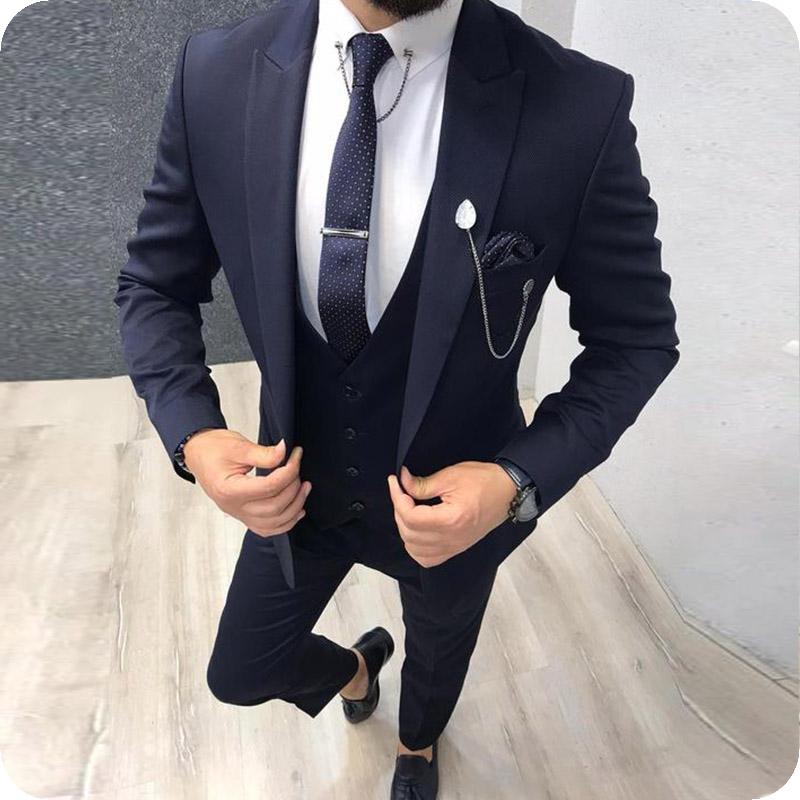 Black Blue Men Suits Wedding Suits For Tuxedos Men Groom Peaked Lapel Velvet Vest Coat Pants Terno Blazer Masculino Custom Made, Same as image
Black Blue Men Suits Wedding Suits For Tuxedos Men Groom Peaked Lapel Velvet Vest Coat Pants Terno Blazer Masculino Custom Made, Same as image