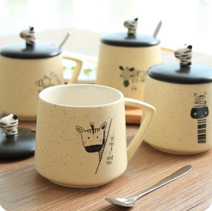 Zebra Mugs With Cover Spoon Creative Ceramic Coffee Breakfast Milk Water Mug Porcelain Cup Home Drinkware Glasses Gift, 01
Zebra Mugs With Cover Spoon Creative Ceramic Coffee Breakfast Milk Water Mug Porcelain Cup Home Drinkware Glasses Gift, 01