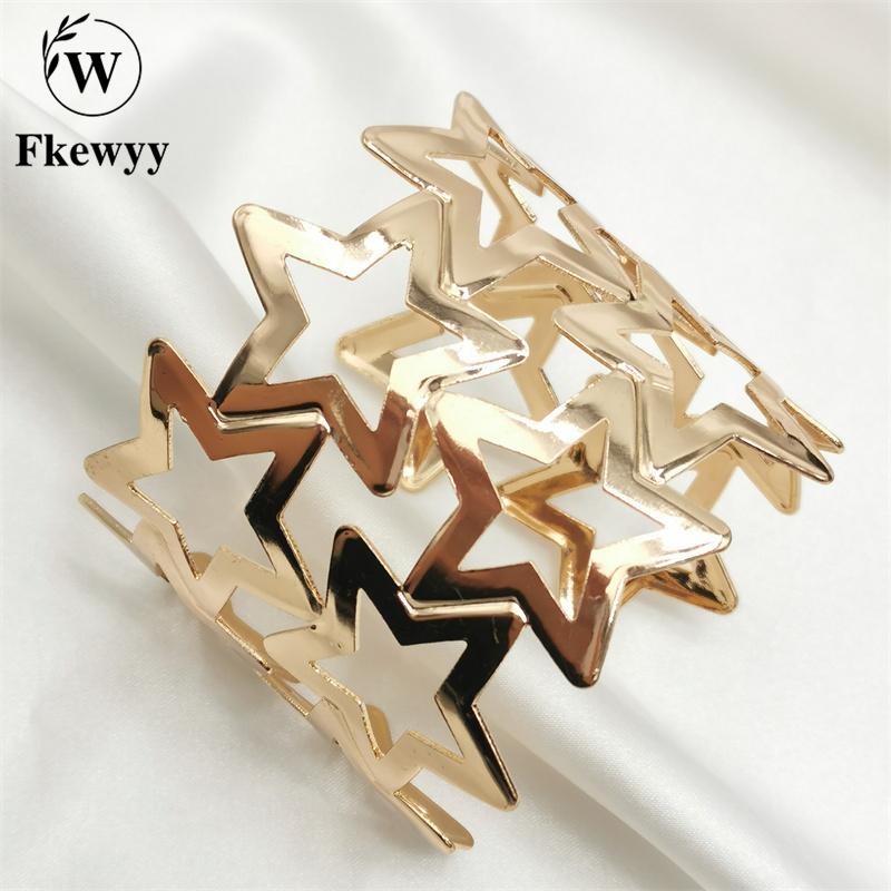 Bangle Fkewyy Luxury Bracelets For Women Fashion Accessories Designer Jewelry Five-Pointed Star Cuff Bohemia Punk
Bangle Fkewyy Luxury Bracelets For Women Fashion Accessories Designer Jewelry Five-Pointed Star Cuff Bohemia Punk