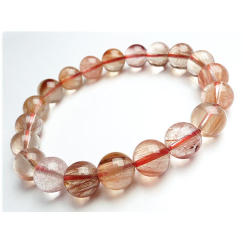 Beaded, Strands 10mm Genuine Brazil Red Hair Rutilated Quartz Round Bead Jewelry Bracelet Women Femme Crystal Stretch Charm
Beaded, Strands 10mm Genuine Brazil Red Hair Rutilated Quartz Round Bead Jewelry Bracelet Women Femme Crystal Stretch Charm