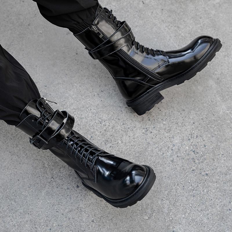 2020 New winter Motorcycle boots women's ankle boots patent leather British style riding women knight zapatos mujer, Black patent leather
2020 New winter Motorcycle boots women's ankle boots patent leather British style riding women knight zapatos mujer, Black patent leather