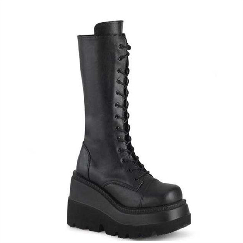 2022 Ladies Fashion Platform Women Boots PU Chunky Wedges High Quality Casual Thick Bottom Autumn Shoes Woman Plus Size 43, Black bzip
2022 Ladies Fashion Platform Women Boots PU Chunky Wedges High Quality Casual Thick Bottom Autumn Shoes Woman Plus Size 43, Black bzip