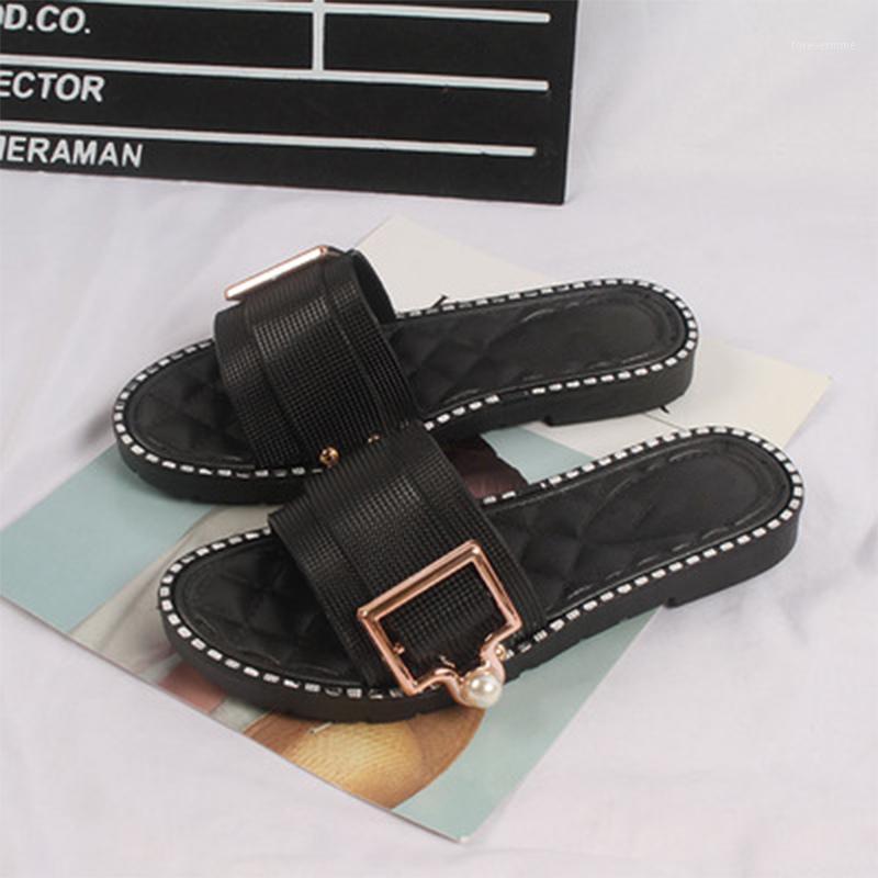 Women Slippers Summer Female 2020 Comfortable Open Toe Woman Fashion Non-slip Beach Flats Ladies Pearl Shoes Women's Footwear1, Black
Women Slippers Summer Female 2020 Comfortable Open Toe Woman Fashion Non-slip Beach Flats Ladies Pearl Shoes Women's Footwear1, Black