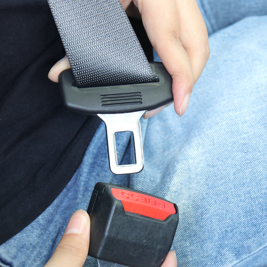 2pcs Thicken universal car safety seat belt plug-in mother converter dual-use belt buckle extende Clip Seatbelt Auto Accessories