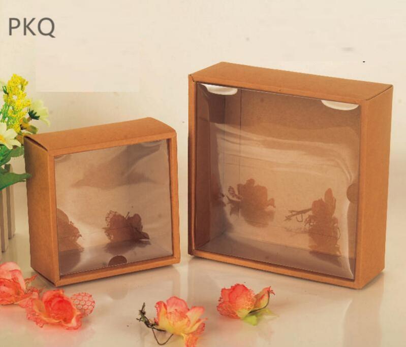10pcs Clear PVC Lid Red/brown/Black/Kraft Paper Box Handmade Soap Candy chocolate biscuit boxes for wedding party gift wrap1
10pcs Clear PVC Lid Red/brown/Black/Kraft Paper Box Handmade Soap Candy chocolate biscuit boxes for wedding party gift wrap1