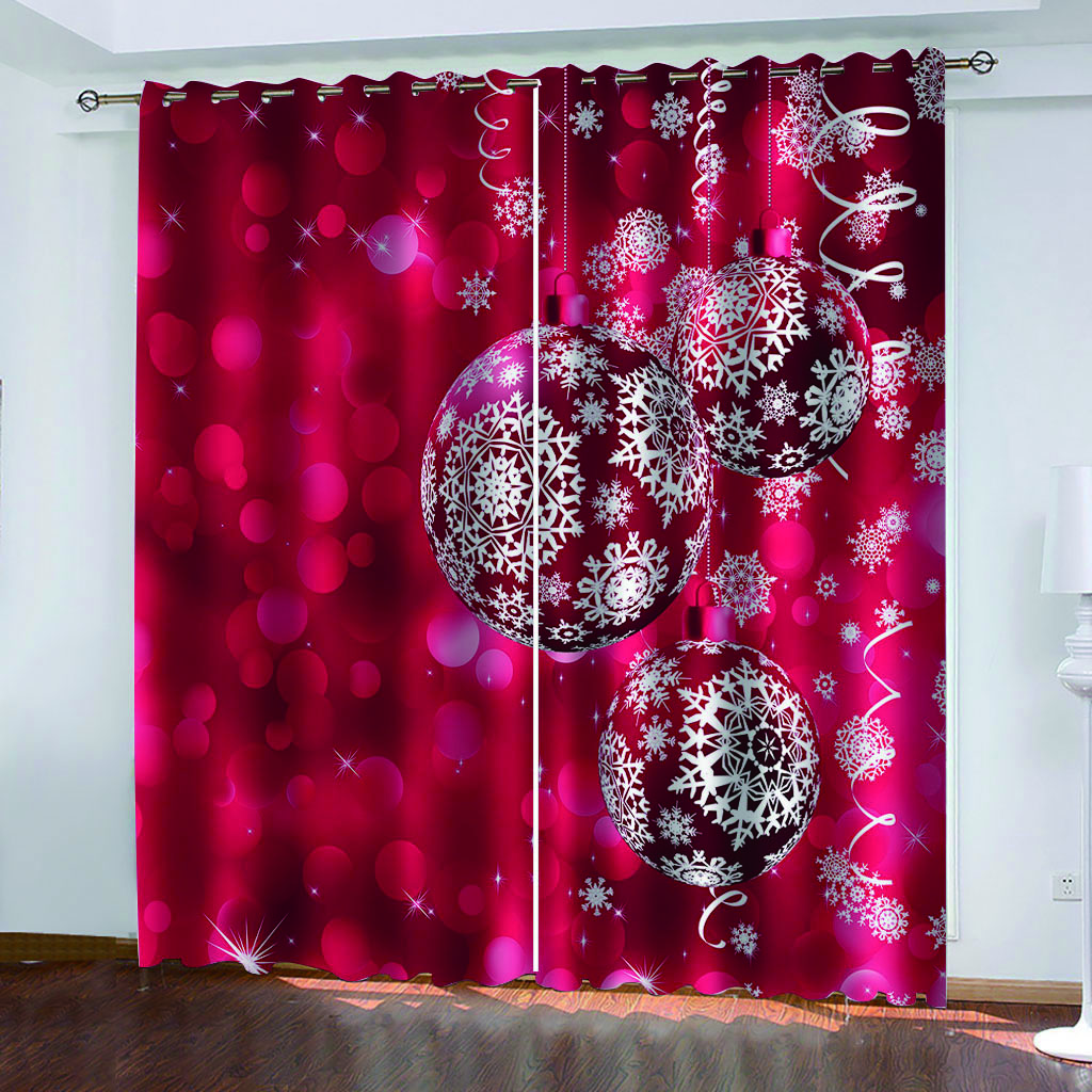 Luxury Blackout 3D Window Curtains For Living Room Bedroom red christmas curtains Decoration curtains
Luxury Blackout 3D Window Curtains For Living Room Bedroom red christmas curtains Decoration curtains