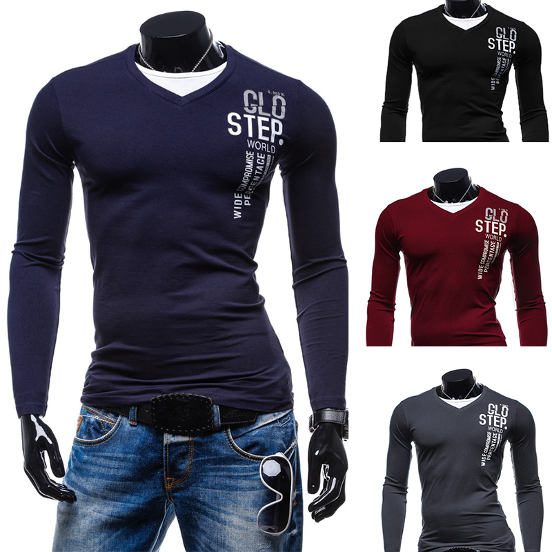 High quality Elastic cotton fabric Men T Shirt For Male Big Size Business Tees Mens T-Shirt V-Neck Long Sleeve 201203, White
High quality Elastic cotton fabric Men T Shirt For Male Big Size Business Tees Mens T-Shirt V-Neck Long Sleeve 201203, White
