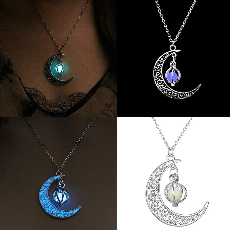 Pendant Necklaces Moon Glowing Necklace Luminous Women Girl Hollow Fantasy Fairy Charm For Halloween Birthday Mother'S Day Gifts Glow In The
Pendant Necklaces Moon Glowing Necklace Luminous Women Girl Hollow Fantasy Fairy Charm For Halloween Birthday Mother'S Day Gifts Glow In The