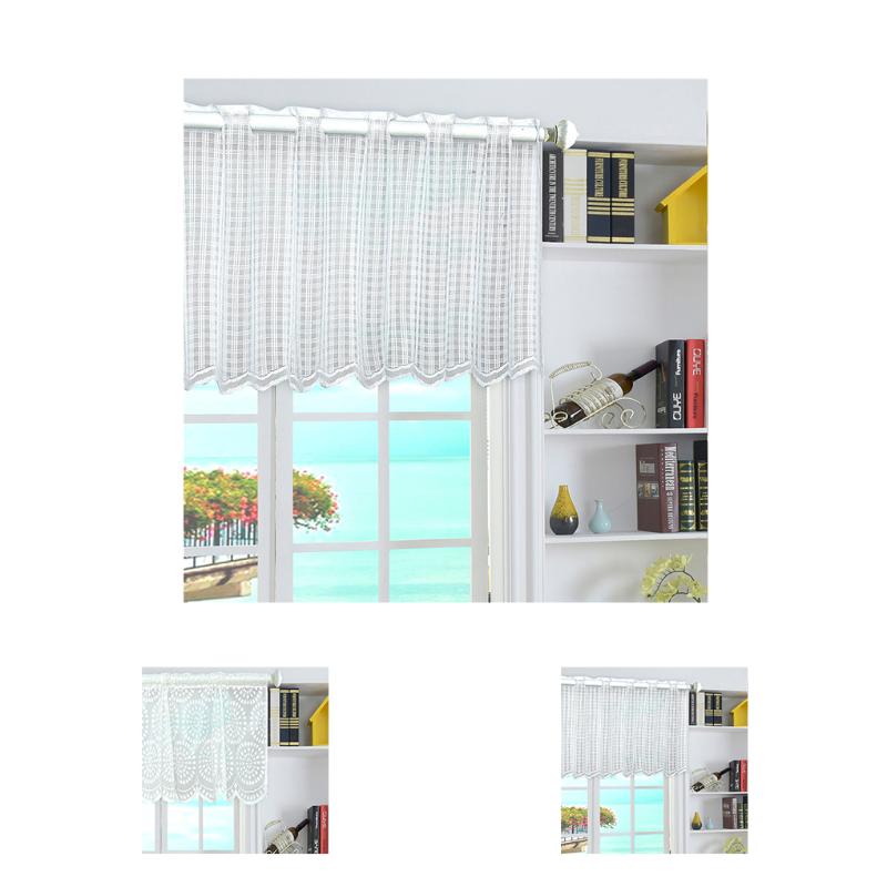 Dots Grid Mesh Short Curtain Window Dressing Rod Pocket Kitchen Cabinent Cupboard Bookshelf Valance 45*150cm
Dots Grid Mesh Short Curtain Window Dressing Rod Pocket Kitchen Cabinent Cupboard Bookshelf Valance 45*150cm