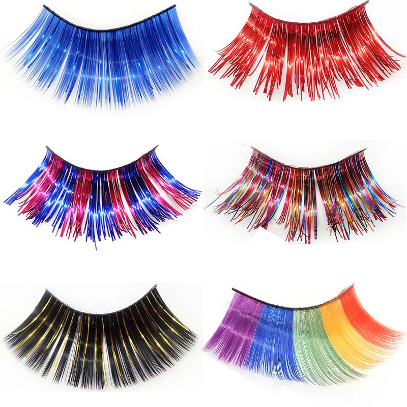 1 Pair Colorful Glitter Exaggeration False Eyelashes Handmade Color False Eyelashes Stage Creative Party Makeup Extension Tools
1 Pair Colorful Glitter Exaggeration False Eyelashes Handmade Color False Eyelashes Stage Creative Party Makeup Extension Tools