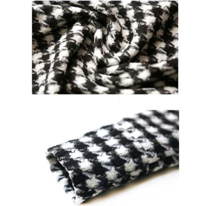 Elegant Woolen plaid coat women Spring Autumn Casual Wool Outwear Female Winter Soft Warm Wool Jackets Ladies Streetwear 201112