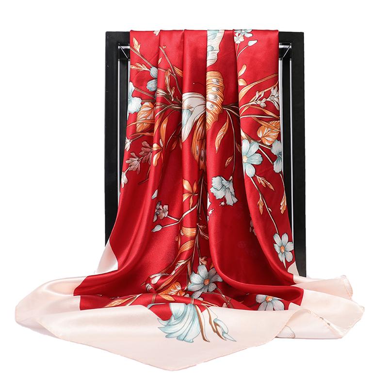 Fashion kerchief Hijab Scarf For Women Bandana Head Floral Print Silk Satin Hair Scarfs Female Square Shawls Scarves For Ladies
Fashion kerchief Hijab Scarf For Women Bandana Head Floral Print Silk Satin Hair Scarfs Female Square Shawls Scarves For Ladies