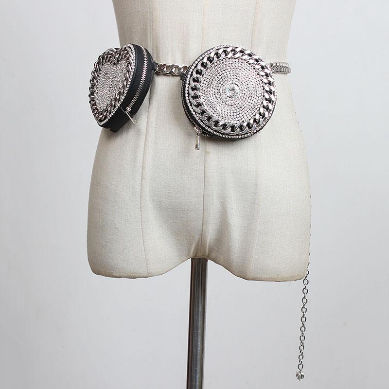 Belts SeeBeautiful Rhinestone Metal Long Chain Mini PU Bag Waist Girdle All Match Fashion 2021 Autumn Winter Women M404, Black
Belts SeeBeautiful Rhinestone Metal Long Chain Mini PU Bag Waist Girdle All Match Fashion 2021 Autumn Winter Women M404, Black