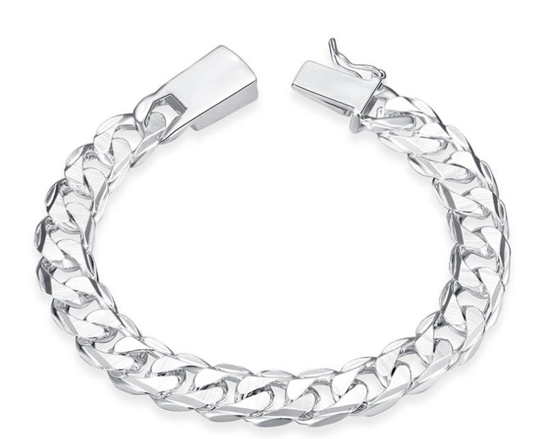 Hot Sales 925 Sterling Silver Men 1+1 Figaro Chain 10MM Bracelets Fashion Costume Bracelets Jewelry Wholesale for men/women
Hot Sales 925 Sterling Silver Men 1+1 Figaro Chain 10MM Bracelets Fashion Costume Bracelets Jewelry Wholesale for men/women